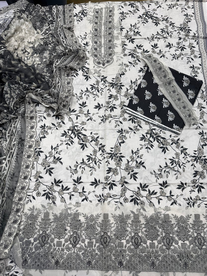 TOP CLASS PARTY WEAR SUIT PURE LAWN LUXURY