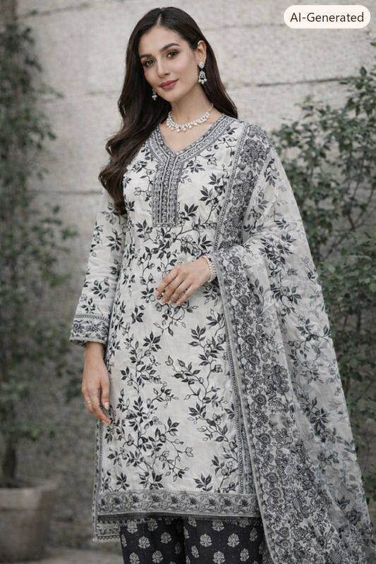 TOP CLASS PARTY WEAR SUIT PURE LAWN LUXURY