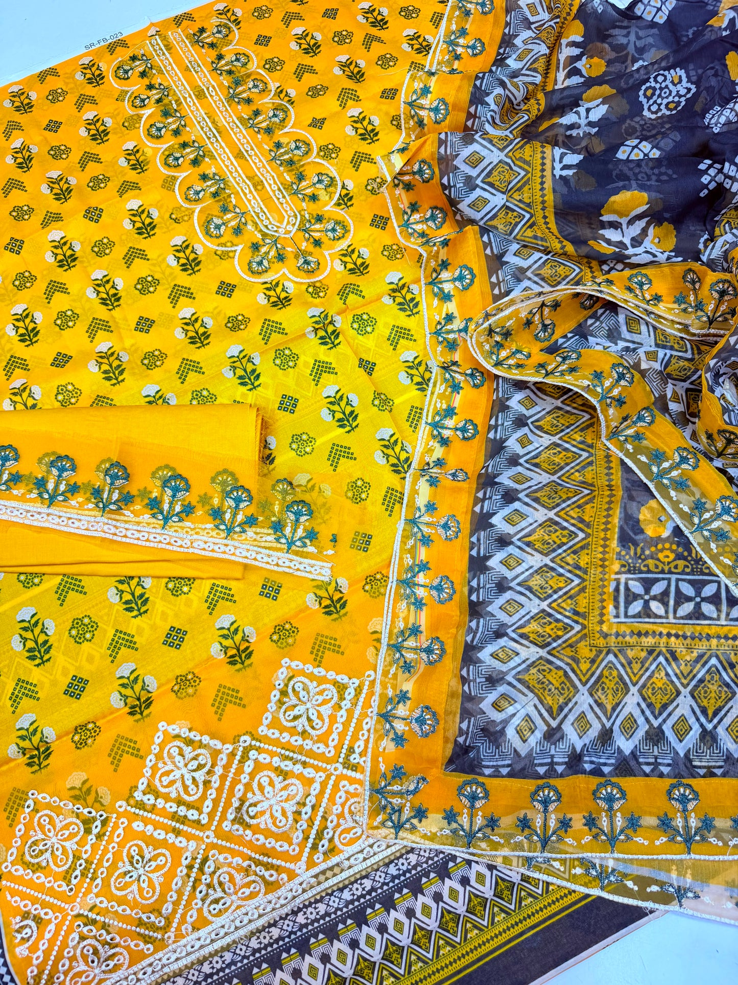 PURE LAWN PARTY WEAR DRESS 50%OFF