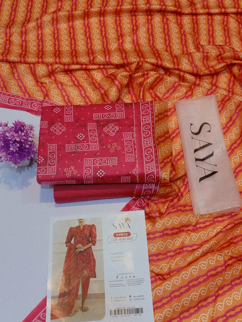 SAYA LAWN OFFER PRICE SET OR HALF SET ORDER ACCEPTED