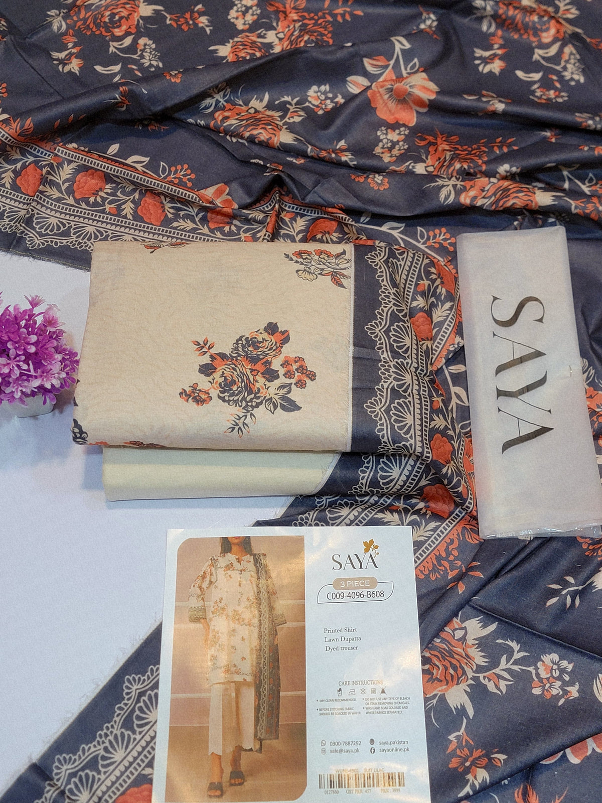 SAYA LAWN OFFER PRICE SET OR HALF SET ORDER ACCEPTED